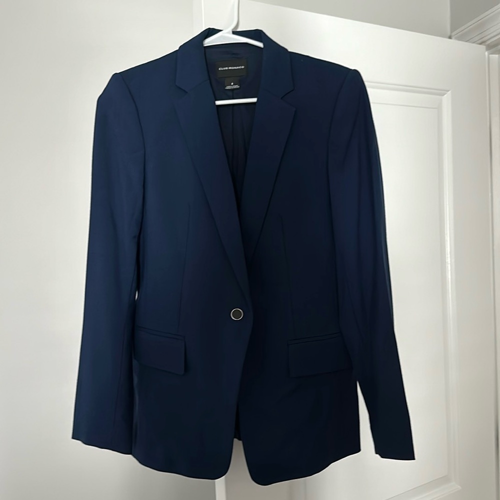 Club Monaco Borrem navy blazer